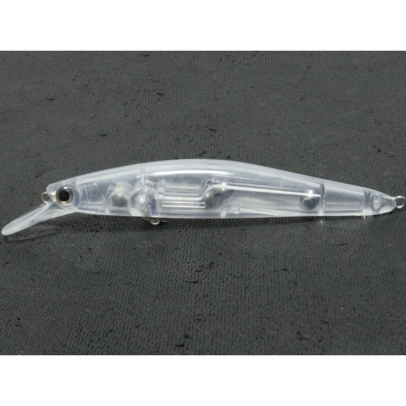 wLure 10 Blank Unpainted Minnow Crankbait Topwater Lipless Jerkbait Fishing Lures V3 (UPM673P10) - Image 1